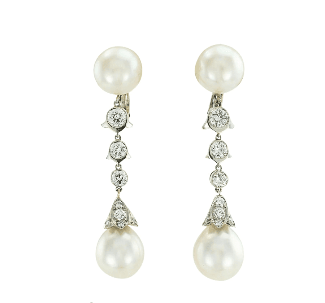 Pearl Earrings Set