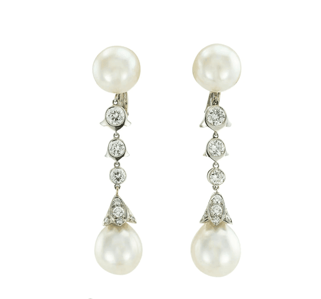 Pearl Earrings Set