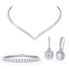 Luxury Diamond Jewelry Set