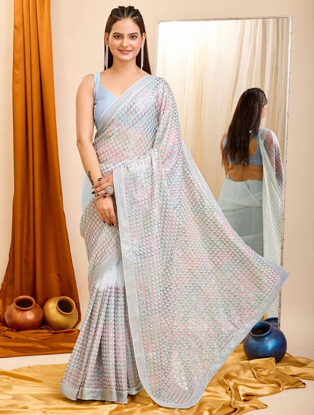 Designer Georgette Saree