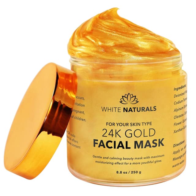 Traditional Gold-Plated Face Mask
